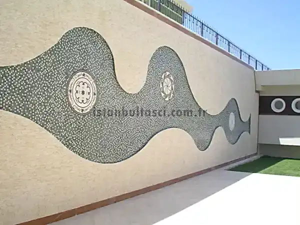 Bahçe Duvarı Taş Kaplama